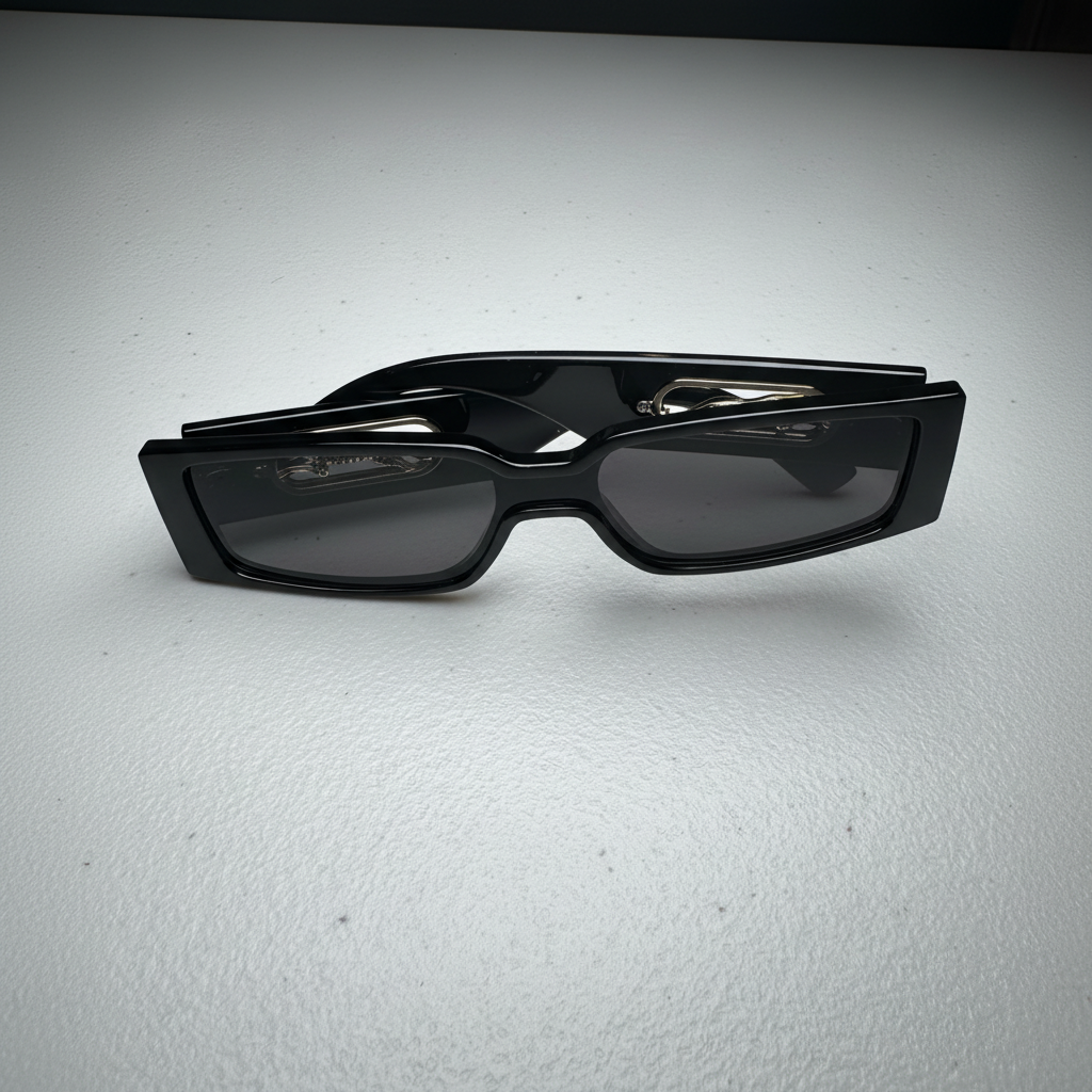 Bold Black Square Sunglasses