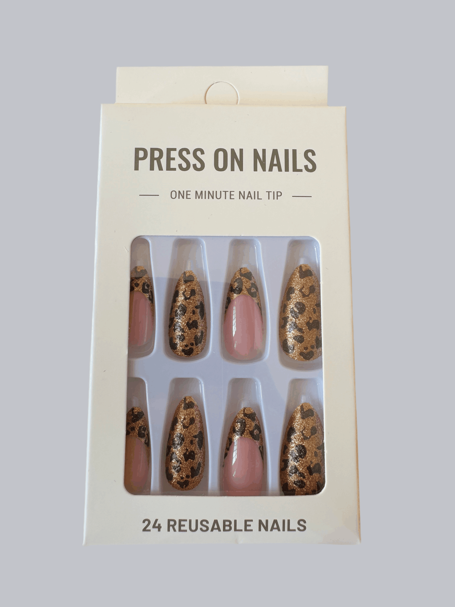 Almond medium length press on nails