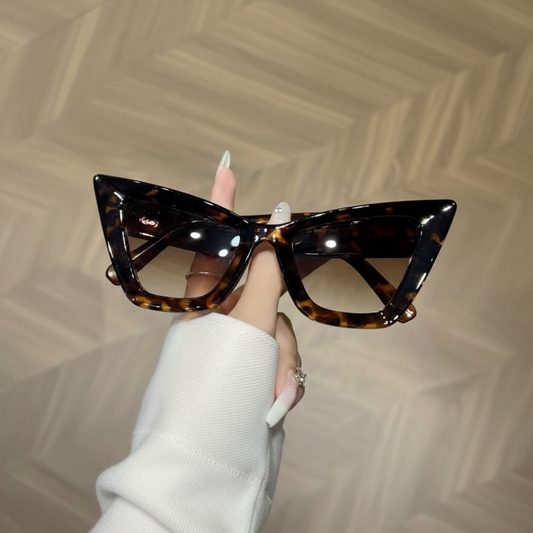 Tortoise Shell Cat-Eye Sunglasses