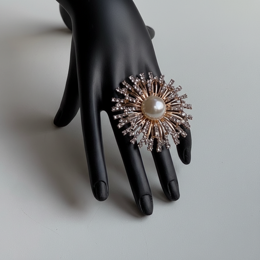 Statement Halo Vintage Ring